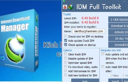 Download IDM Full Toolkit 2025 – Bộ Công Cụ Kích Hoạt IDM